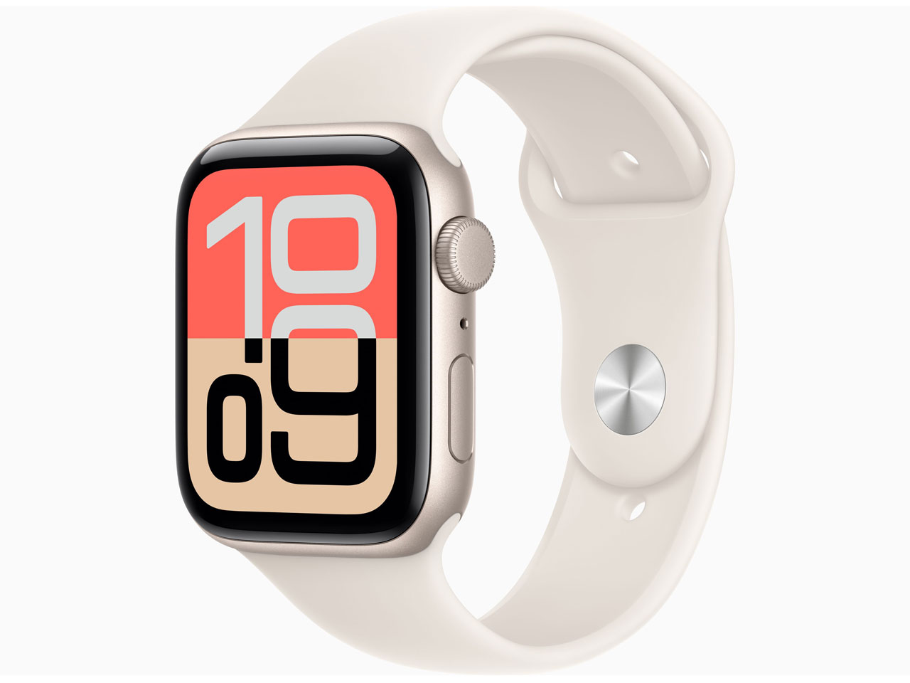 Apple Watch SE 3 GPSモデル 44mm MEHJ4J/A [スターライトスポーツバンド M/L]