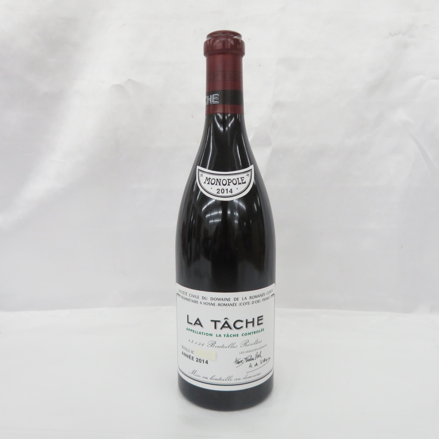 DRC ドメーヌ・ド・ラ・ロマネコンティ ラ・ターシュ 2014 ファインズ 赤 ワイン 750ml 13,5％ 12022202