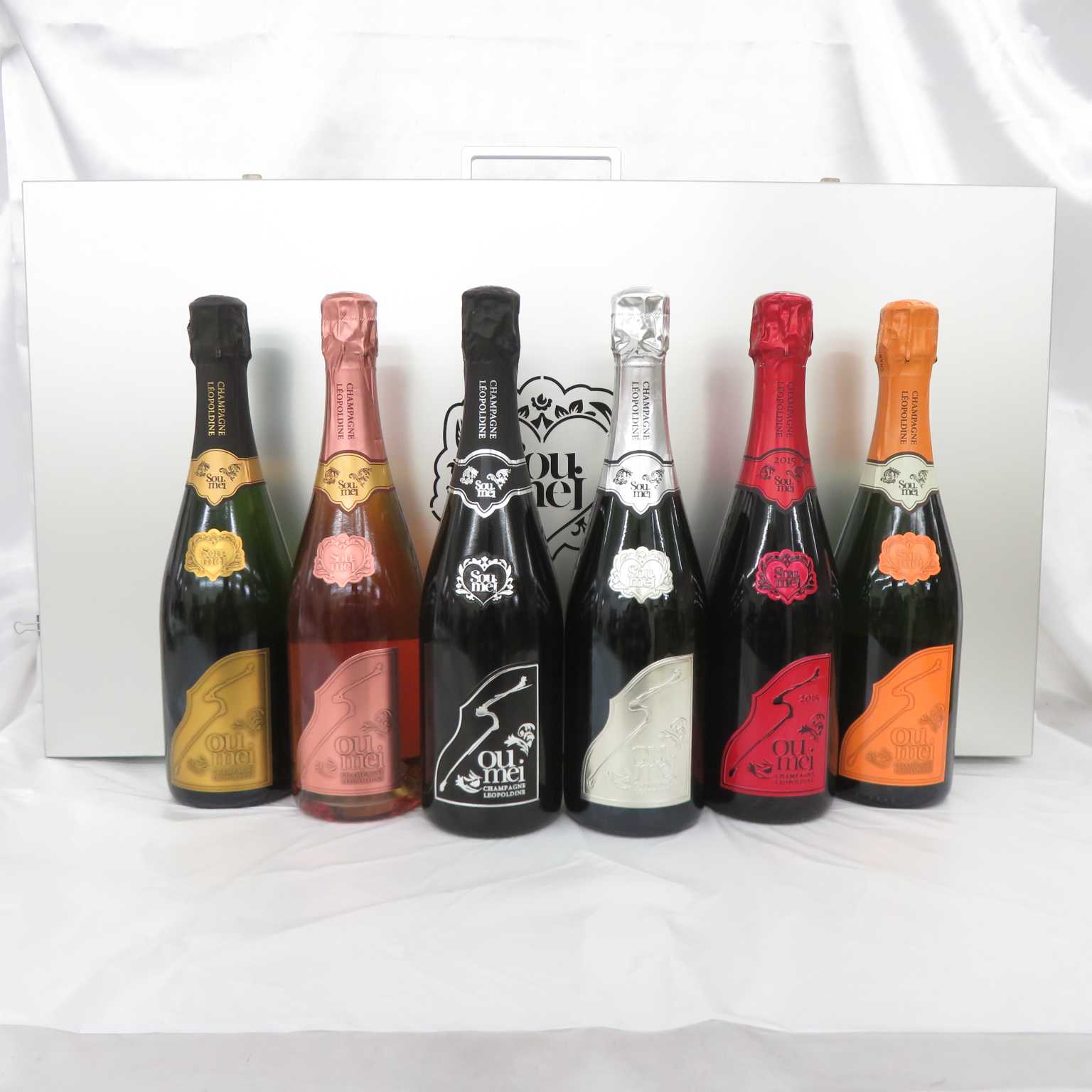 ソウメイ ル･セクストゥール 6本セット(ゴールド/ピンク/オレンジ/プラチナ/ブラック/レッド) 専用アタッシュケース付