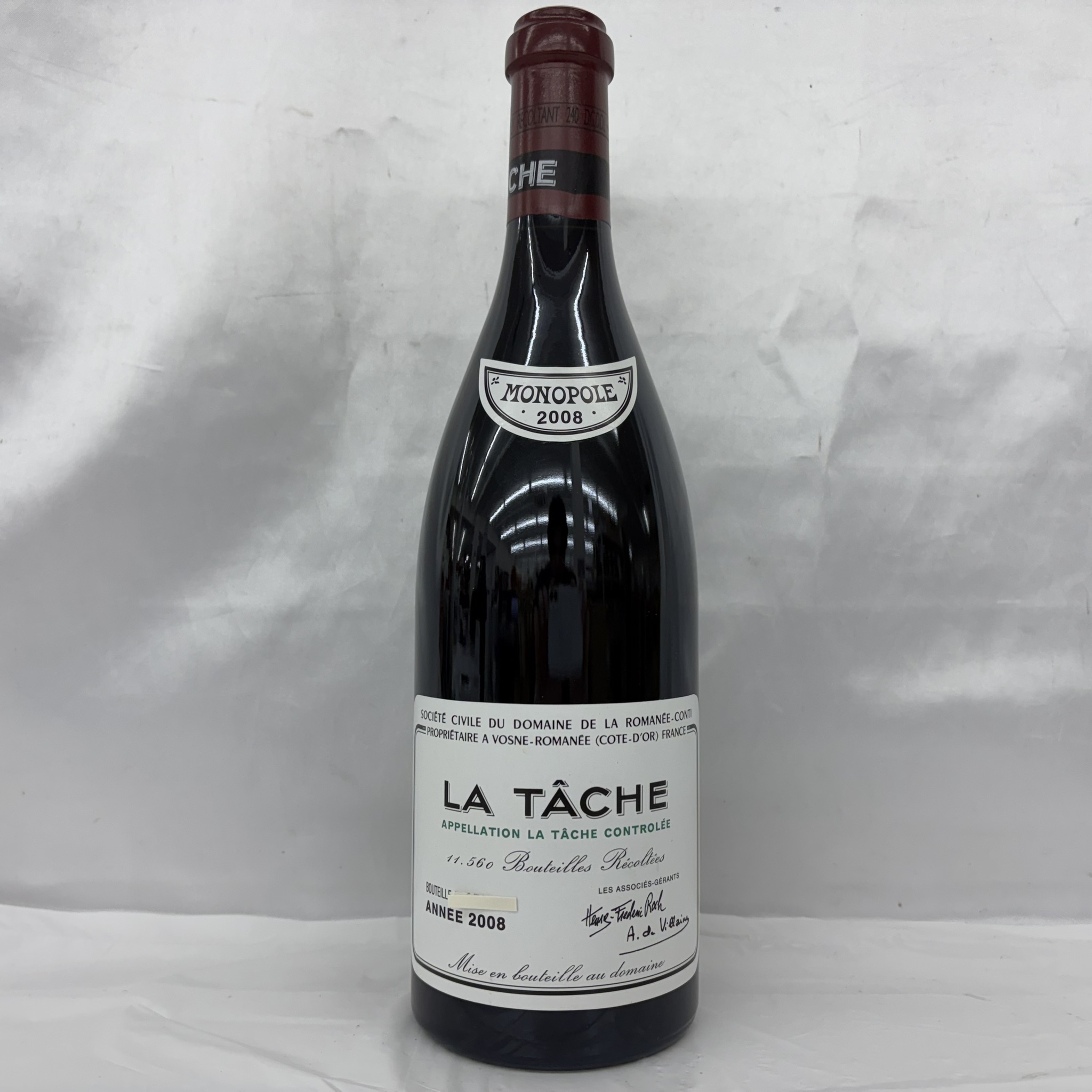 DRC ドメーヌ・ド・ラ・ロマネコンティ ラ・ターシュ 2008 ファインズ 赤 ワイン 750ml 13.5％ 12025636