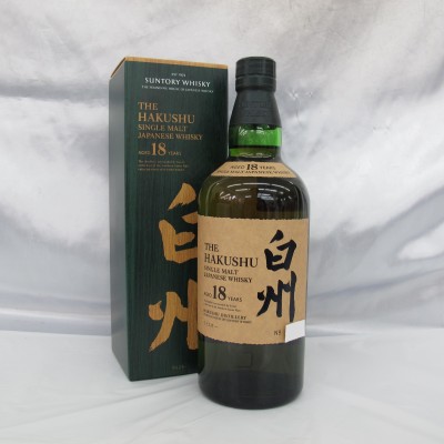 白州 18年 サントリー SUNTORY 箱カートン付 - ウイスキー