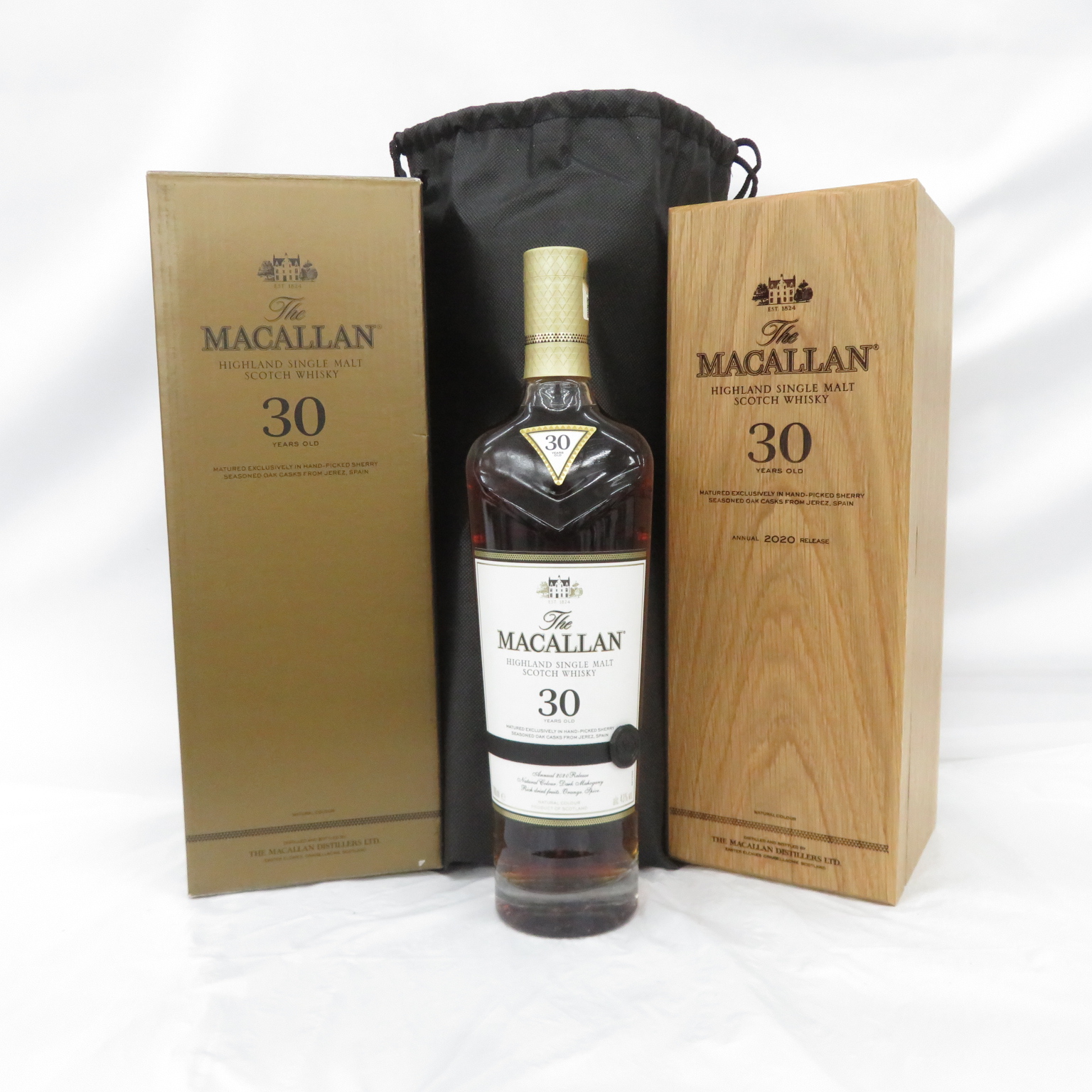 値下げしました　マッカラン30年　木箱&外箱付き ザ・マッカラン シェリーオーク マッカラン 30年 2022年リリース