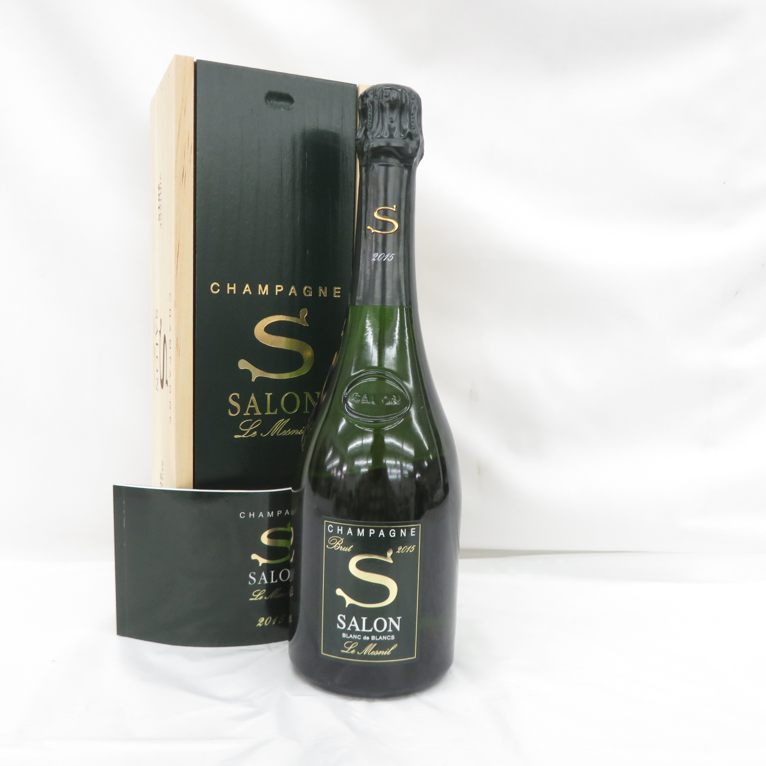 SALON サロン ブランドブラン 2015 シャンパン 木箱/冊子有 国内代理店シール有