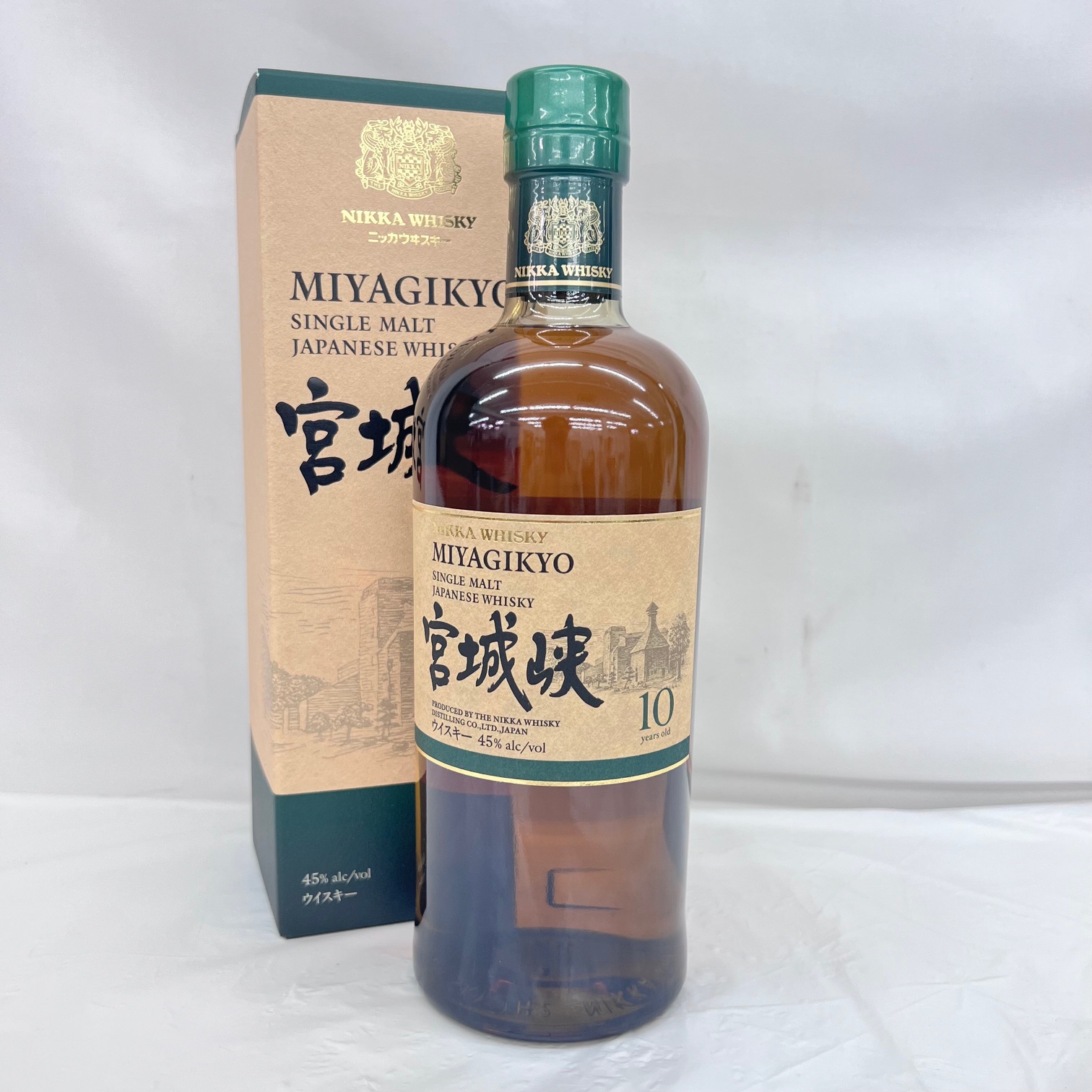 NIKKA ニッカ 宮城峡 10年 シングルモルト 新ラベル ウイスキー 700ml 45% 箱付