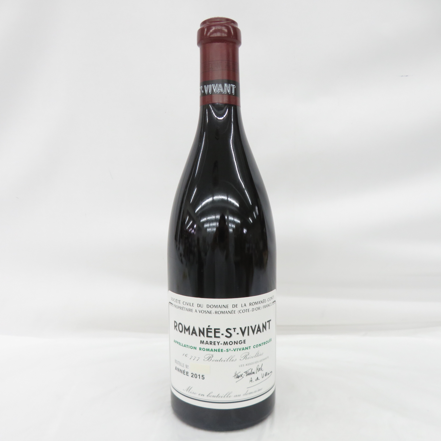 DRC ドメーヌ・ド・ラ・ロマネコンティ ロマネ・サン・ヴィヴァン 2015 ファインズ 赤 ワイン 750ml 14％ 12045834