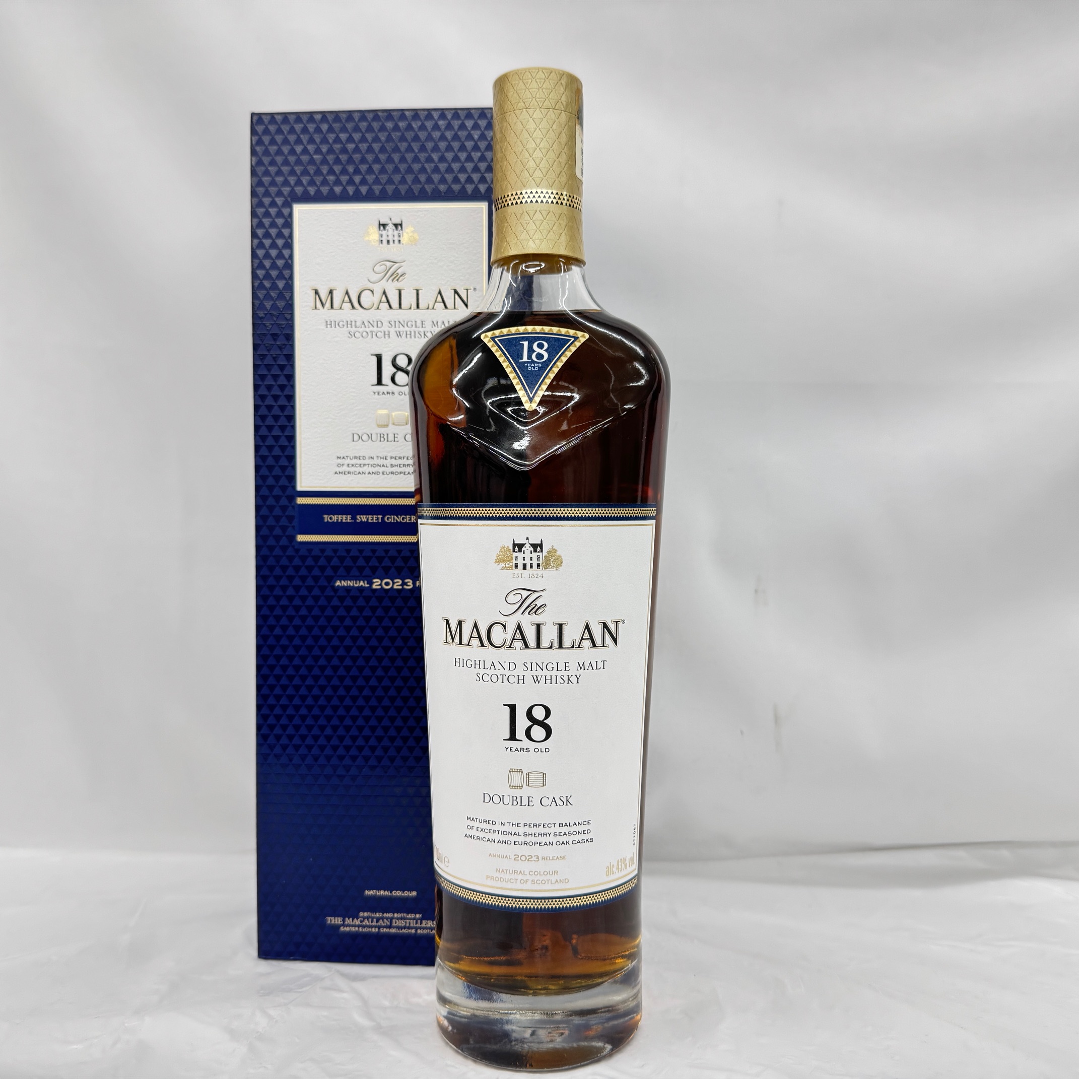 【超目玉】 The MACALLAN 43 700ml ダブルカスク 2023 18年 ザ・マッカラン ハイランド
