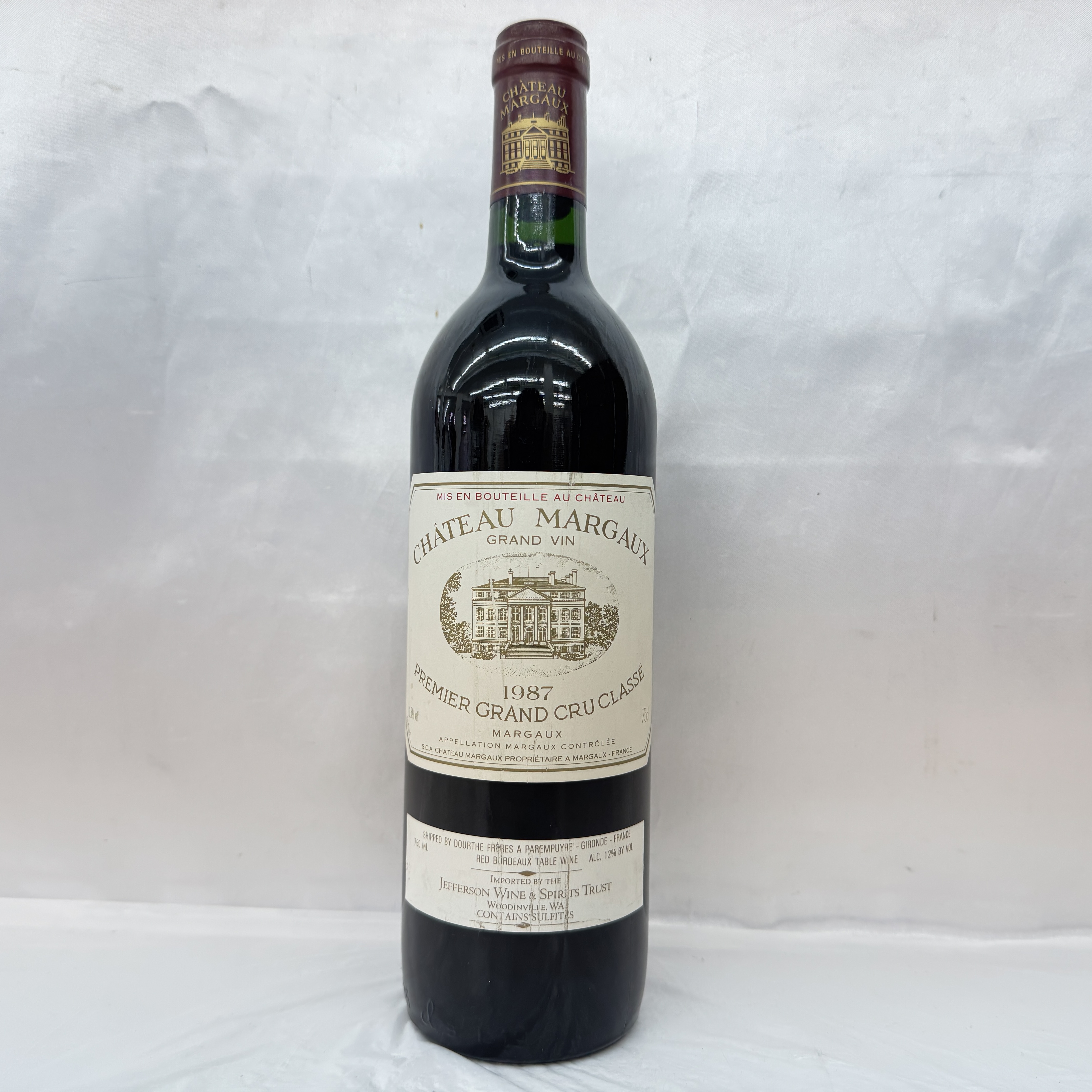 シャトー・マルゴー CH. Margaux シャトー・マルゴー 1987 750ml 12.5％ 赤 ワイン ※ラベルキズ,汚れ/トップフィルムにスレあり  902136195 商品詳細ページ | 大黒屋 家電館