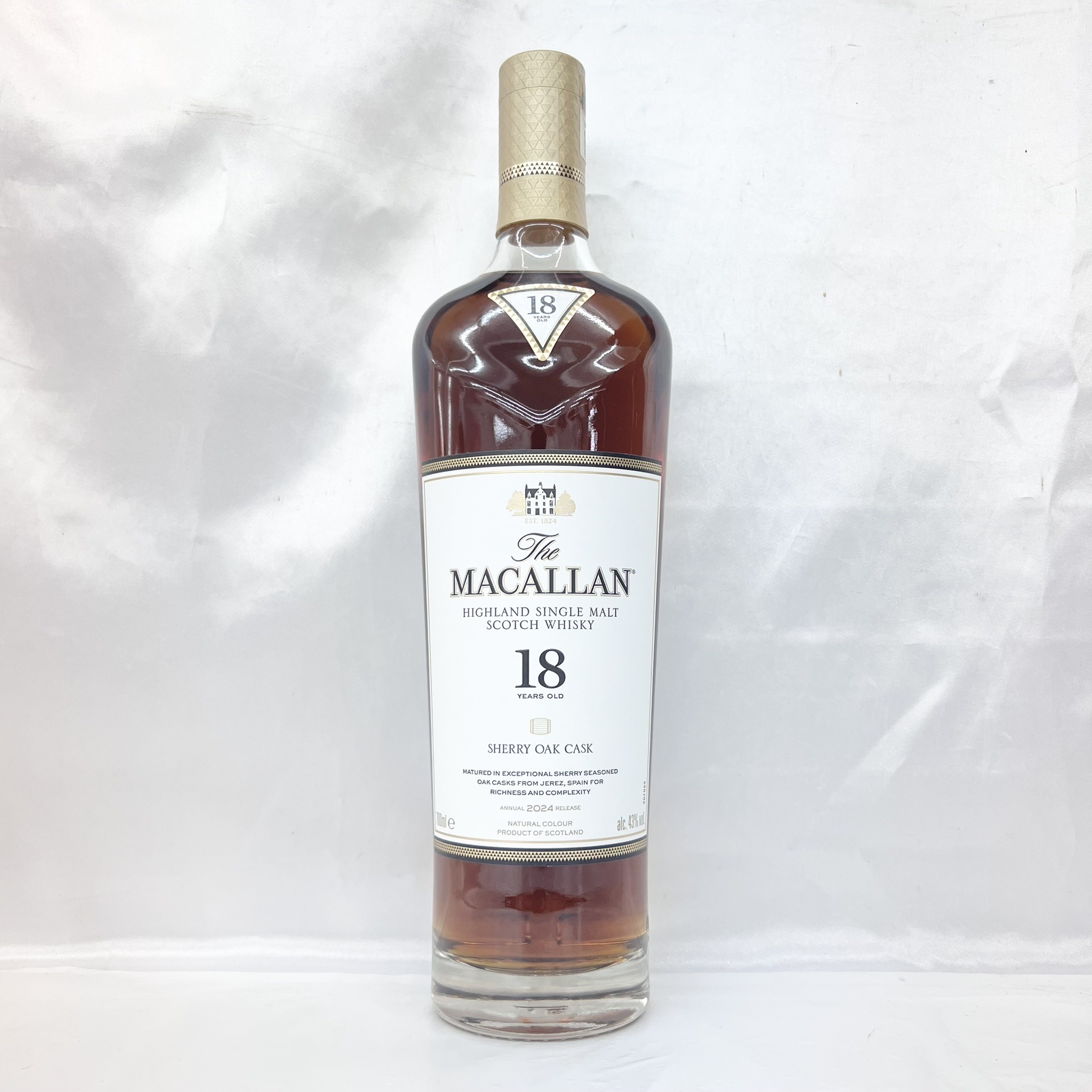 The MACALLAN ザ・マッカラン 18年 2024 シェリーオークカスク 箱無 ウイスキー