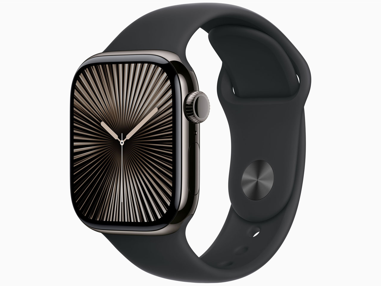 Apple Watch Series 10 GPS+Cellularモデル 42mm MWXG3J/A [スレートチタニウムケース・ブラックスポーツバンド S/M]