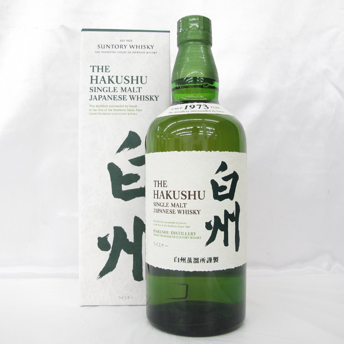 【12本セット/1本あたり10,000円】サントリー  白州 ノンビンテージ シングルモルト 箱付 SUNTORY HAKUSHU ウイスキー