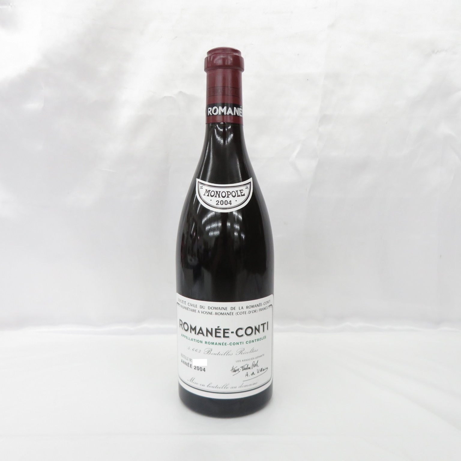 DRC ドメーヌ・ド・ラ・ロマネコンティ ロマネコンティ 2004 赤 ワイン 750ml 13％ ピーロート 11852639