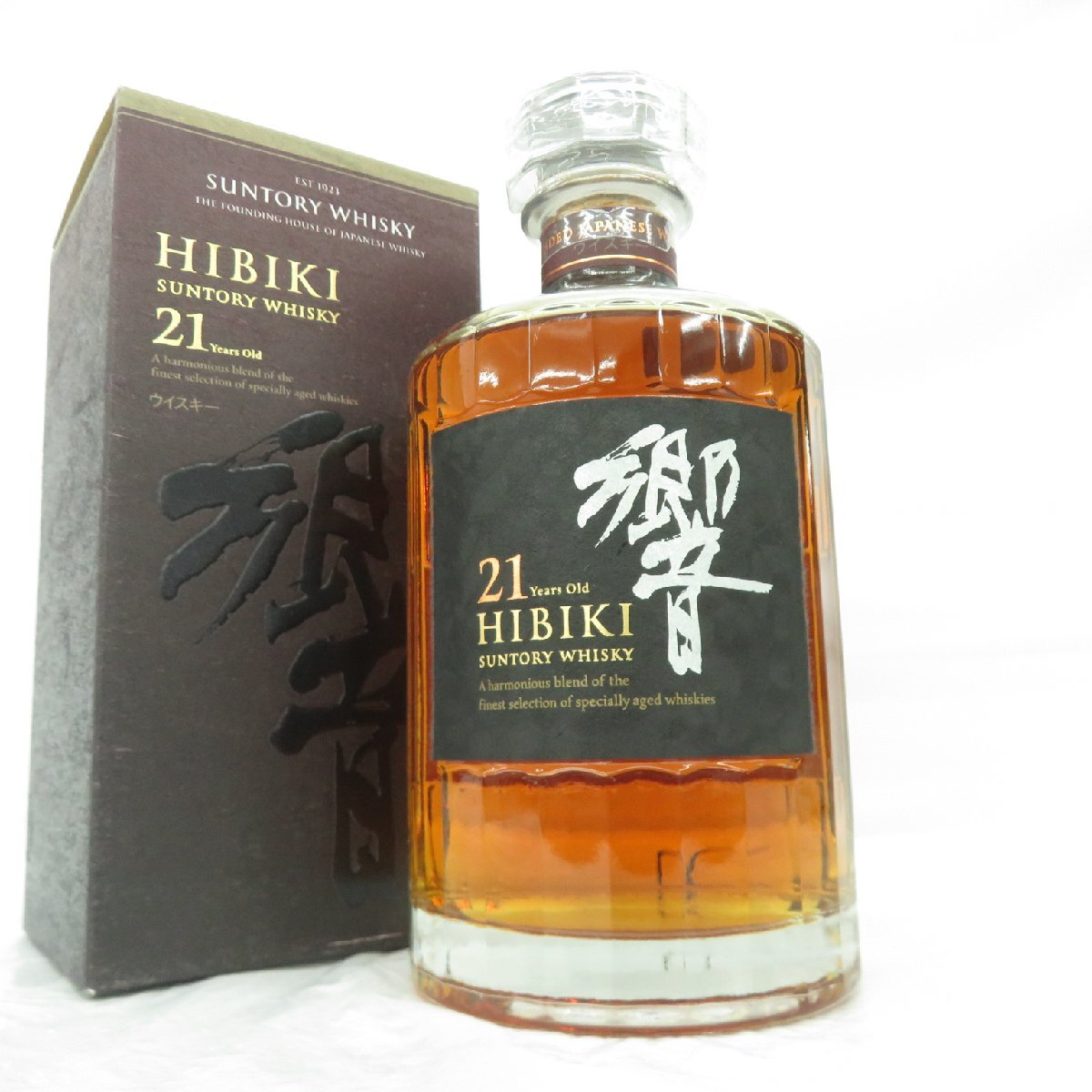 【難有/開け口欠け】サントリー  響 21年 箱付(新カートン) ※ホログラムシール有 ウイスキー