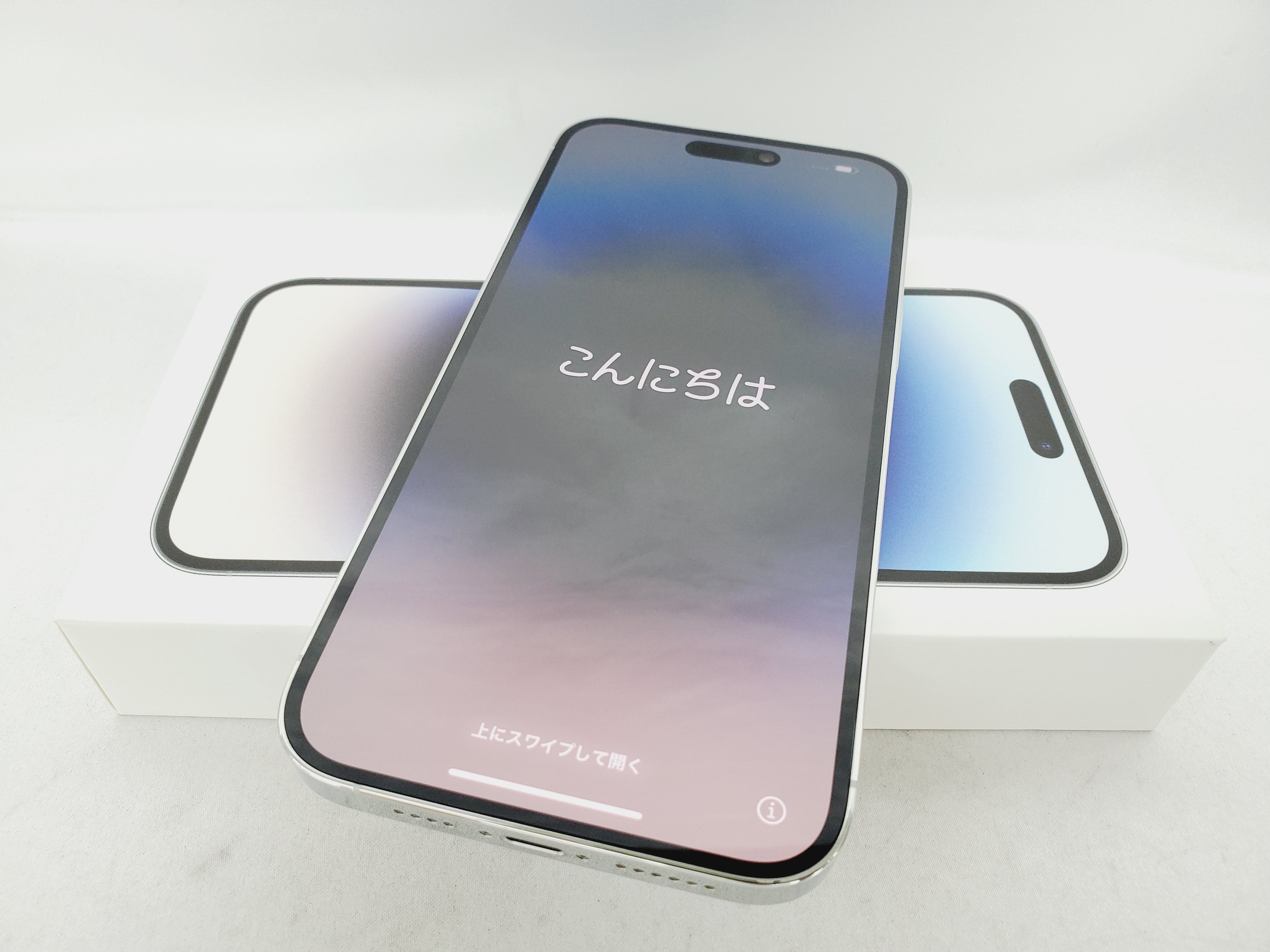 【美品】国内版 SIMフリー スマートフォン Apple iPhone14 Pro Max 512GB MQ9G3J/A シルバー 907364503