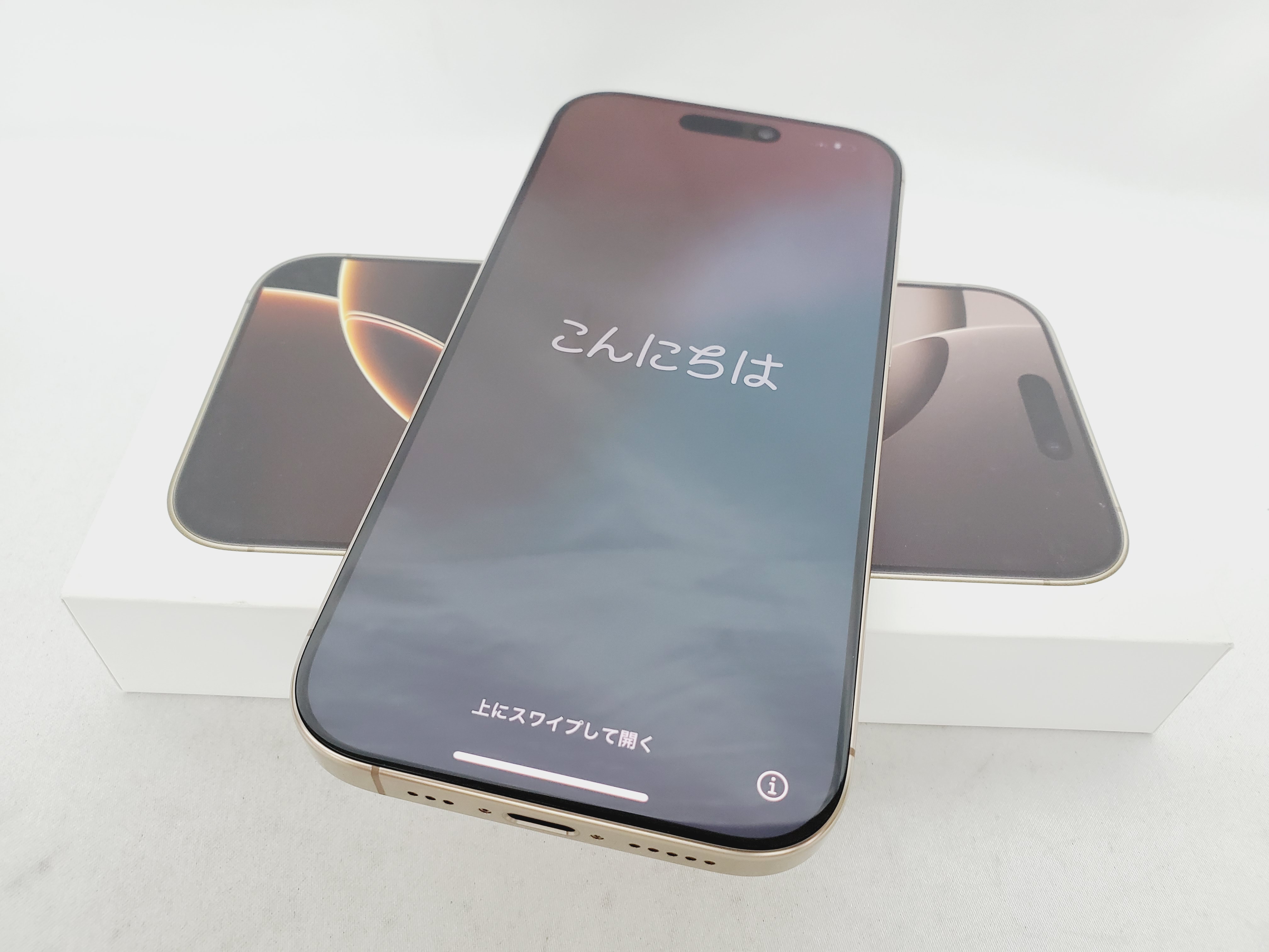 【美品】国内版 SIMフリー スマートフォン Apple iPhone16 Pro 512GB MYN63J/A デザートチタニウム 11884729