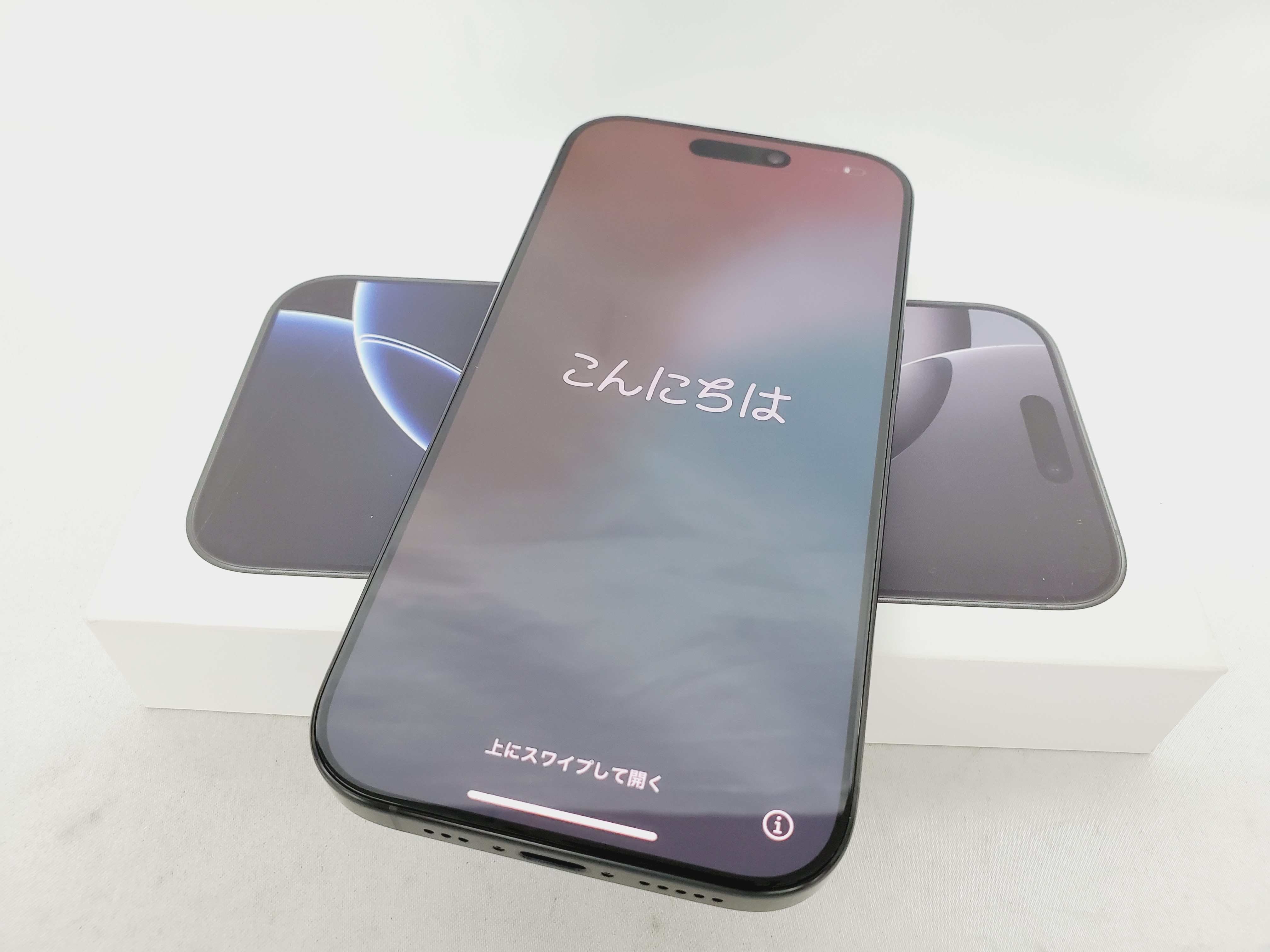 【美品】国内版 SIMフリー スマートフォン Apple iPhone16 Pro 512GB MYN43J/A ブラックチタニウム 11884728
