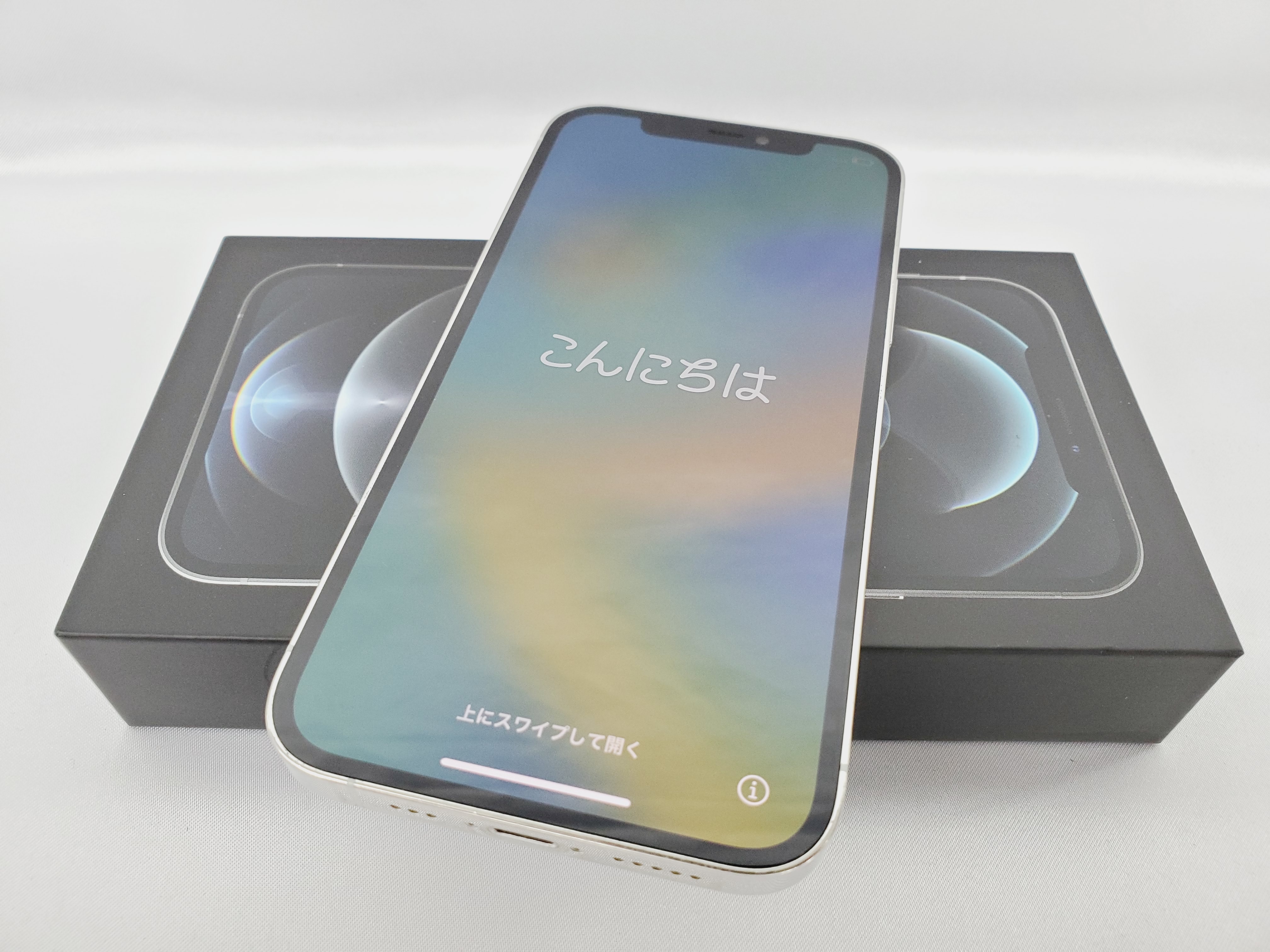 【中古品】SoftBank スマートフォン Apple iPhone12 Pro 256GB MGMA3J/A シルバー 利用制限○ ※SIMロック解除済 11903306