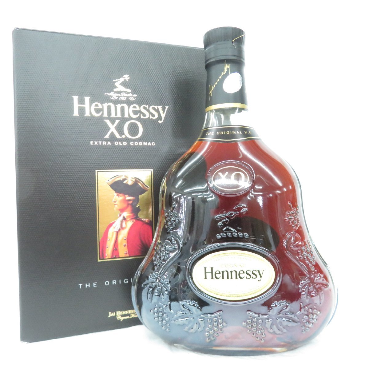 HENNESSY ヘネシー XO 黒キャップ クリアボトル 700ml 40% ブランデー