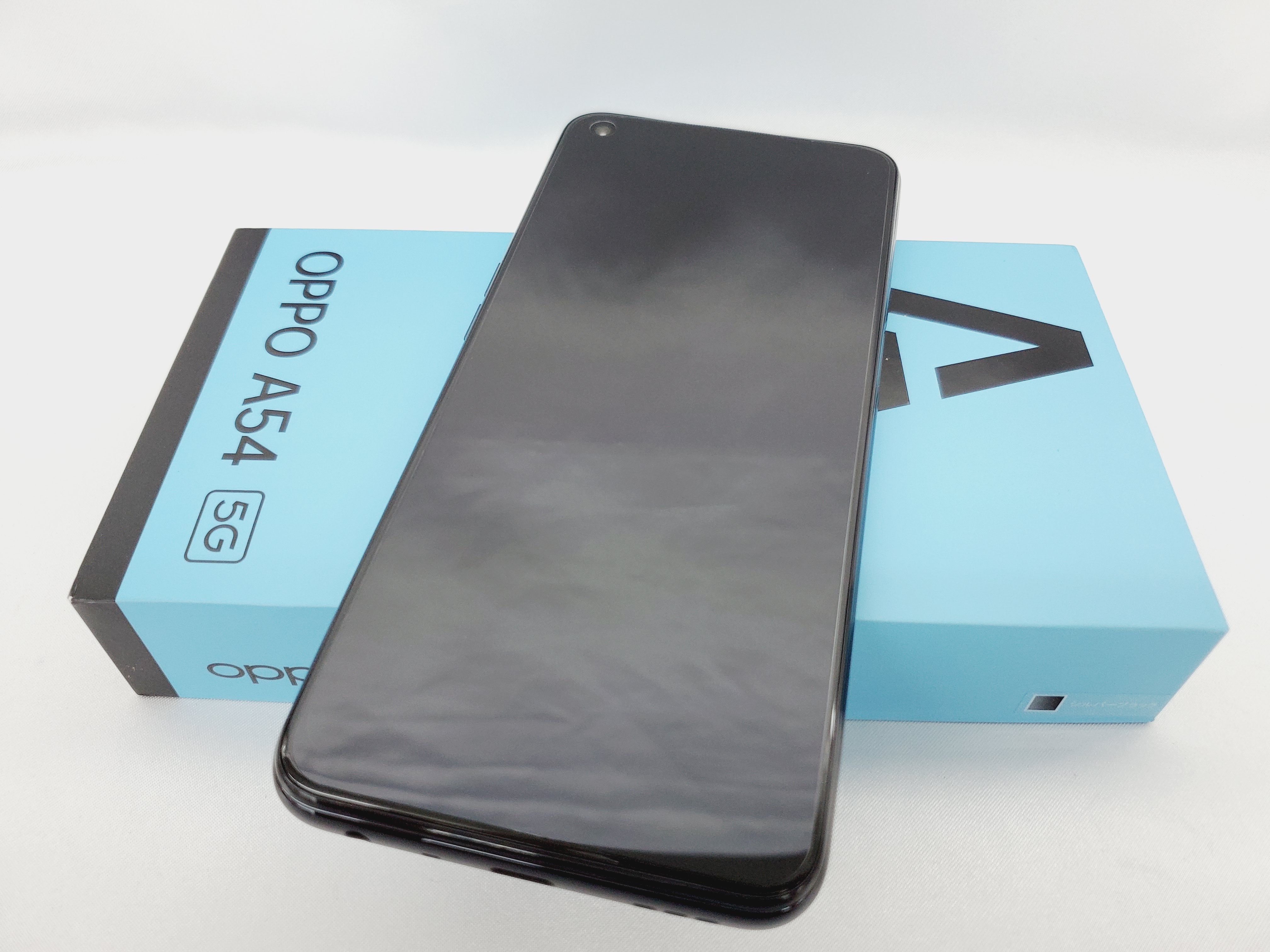 【未使用品】au by KDDI エーユー OPPO A54 5G OPG02 シルバーブラック 利用制限○ ※SIMロック解除済み 903343376