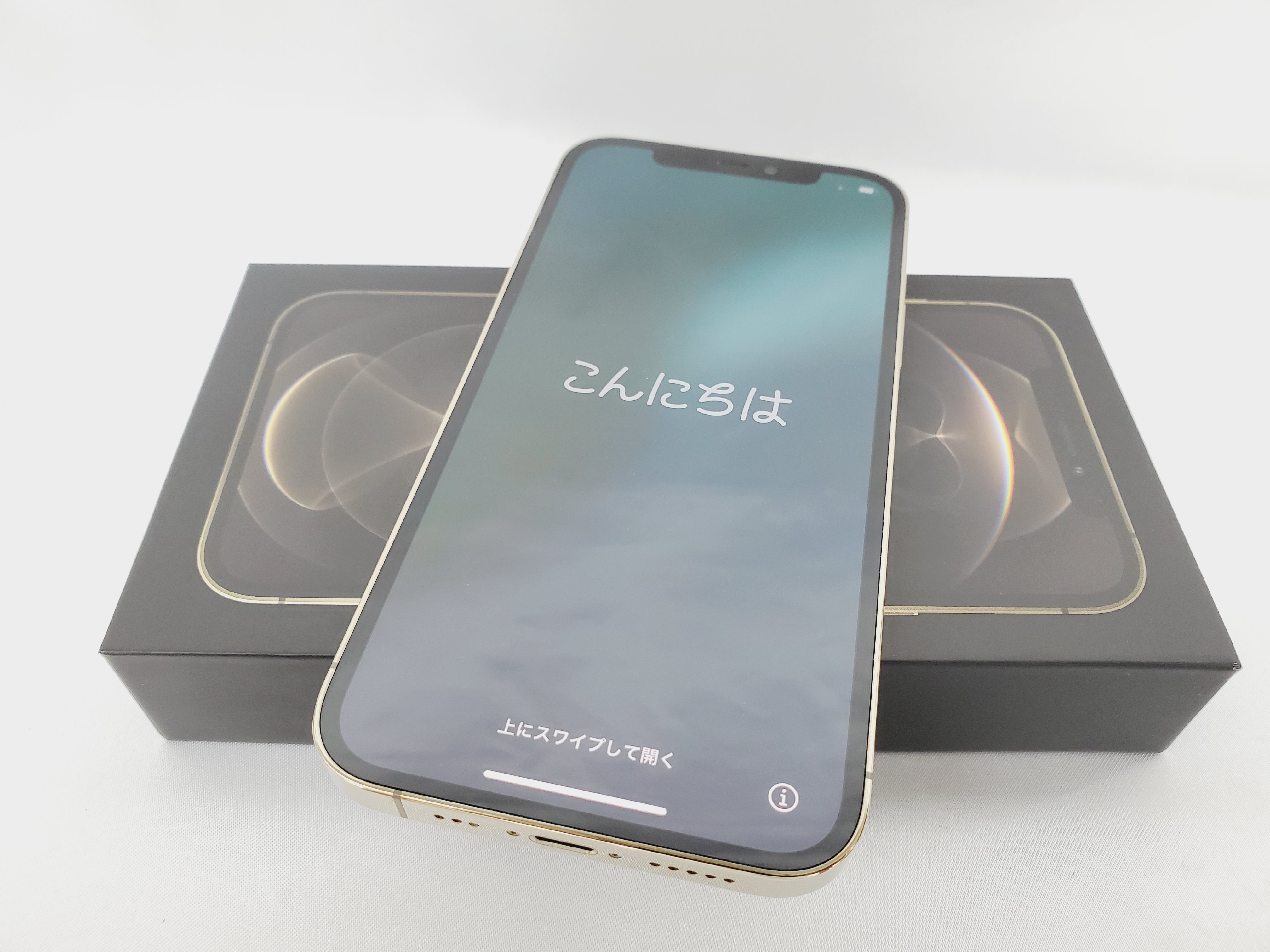 【中古品】docomo ドコモ Apple iPhone12 Pro 128GB MGM73J/A ゴールド 利用制限○ ※SIMロック解除済み 733100605