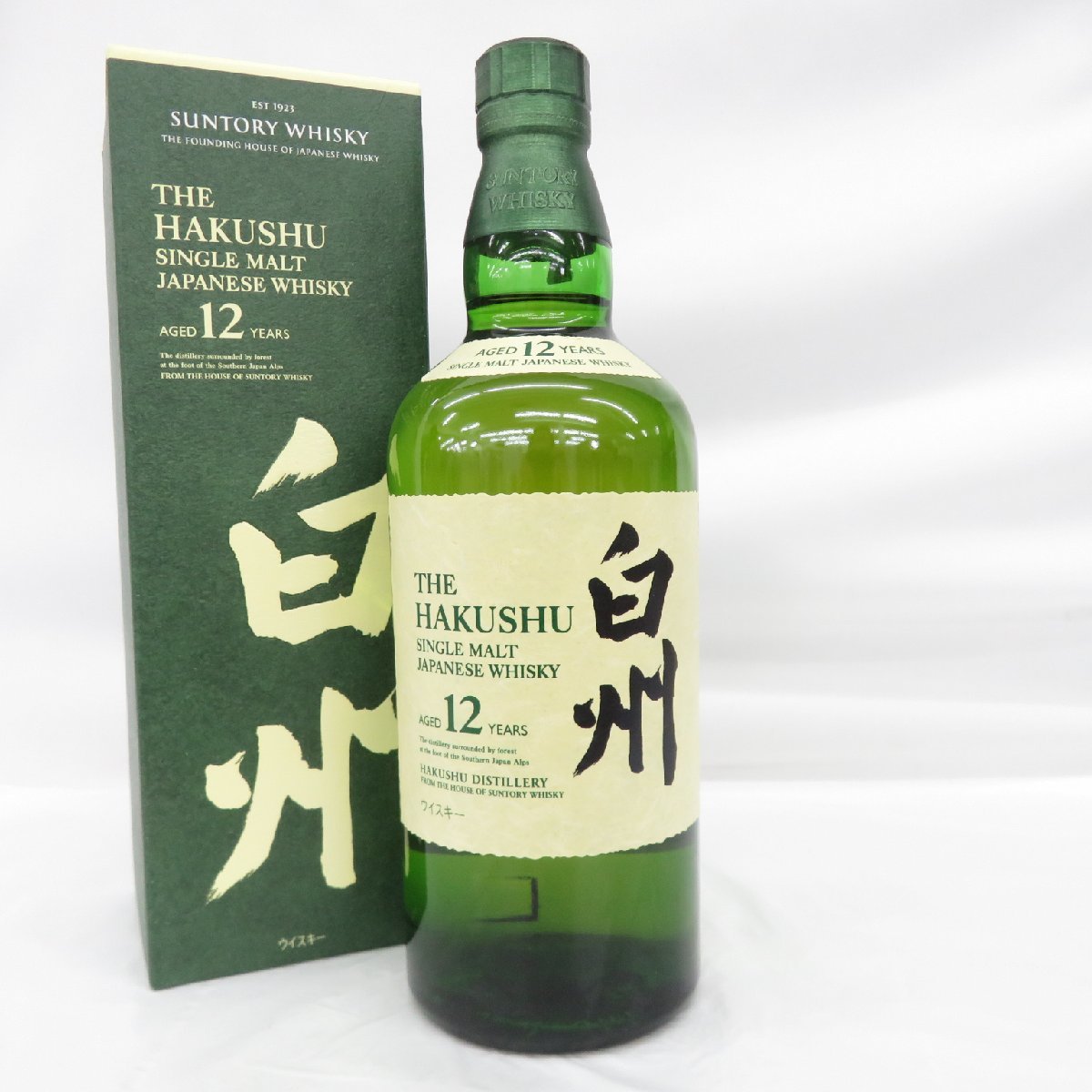 【12本セット/1本あたり21,500円】サントリー 白州 12年 シングルモルト 箱付 SUNTORY HAKUSHU ウイスキー