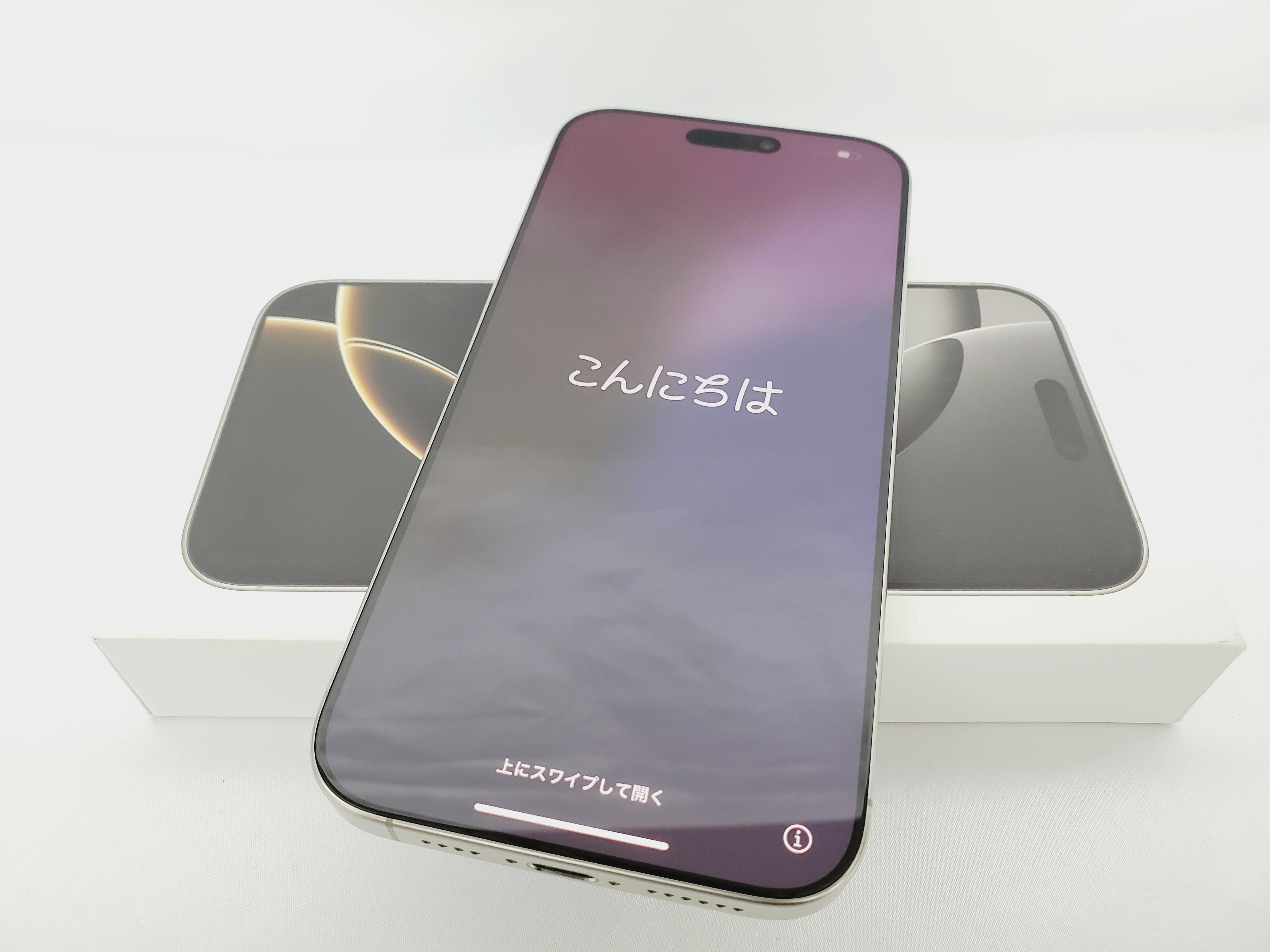 【美品】国内版 SIMフリー スマートフォン Apple iPhone16 Pro Max 1TB MYWU3J/A ナチュラルチタニウム 907368513