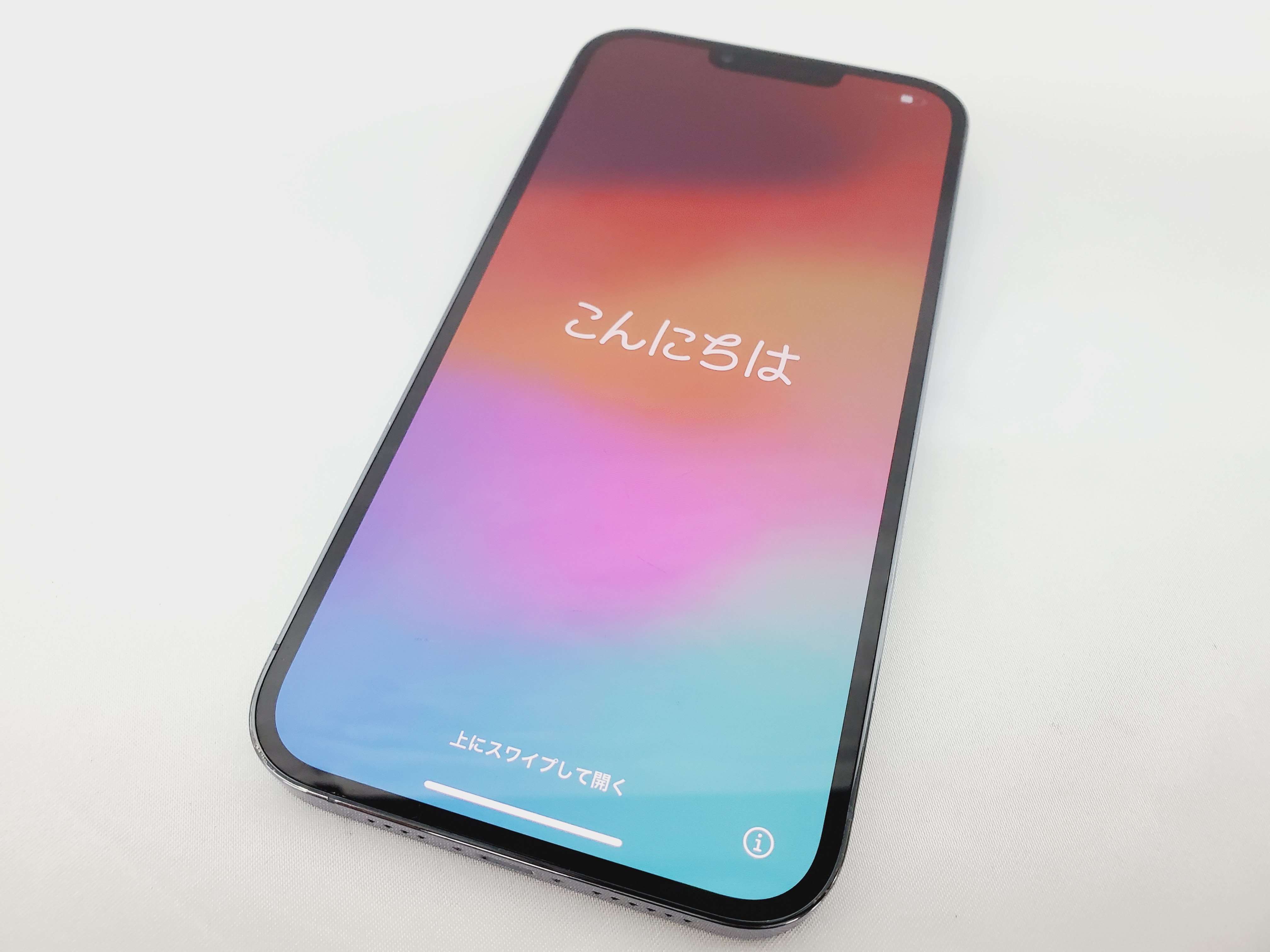 【中古品】国内版 SIMフリー スマートフォン Apple iPhone13 Pro Max 256GB MLJD3J/A シエラブルー 11930741