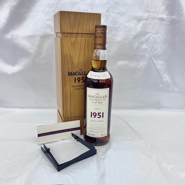 The MACALLAN ザ・マッカラン ファイン＆レア 51年 1951-2002 カスクNo.644 ウイスキー 700ml 52.3% 木箱/冊子付 11549225