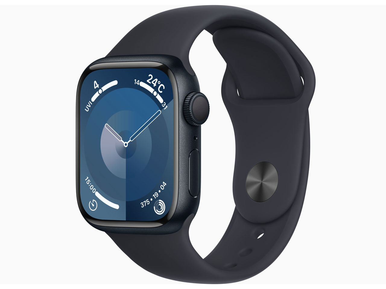 Apple Watch Series 9 GPSモデル 41mm MR8X3J/A [ミッドナイトスポーツバンド M/L]