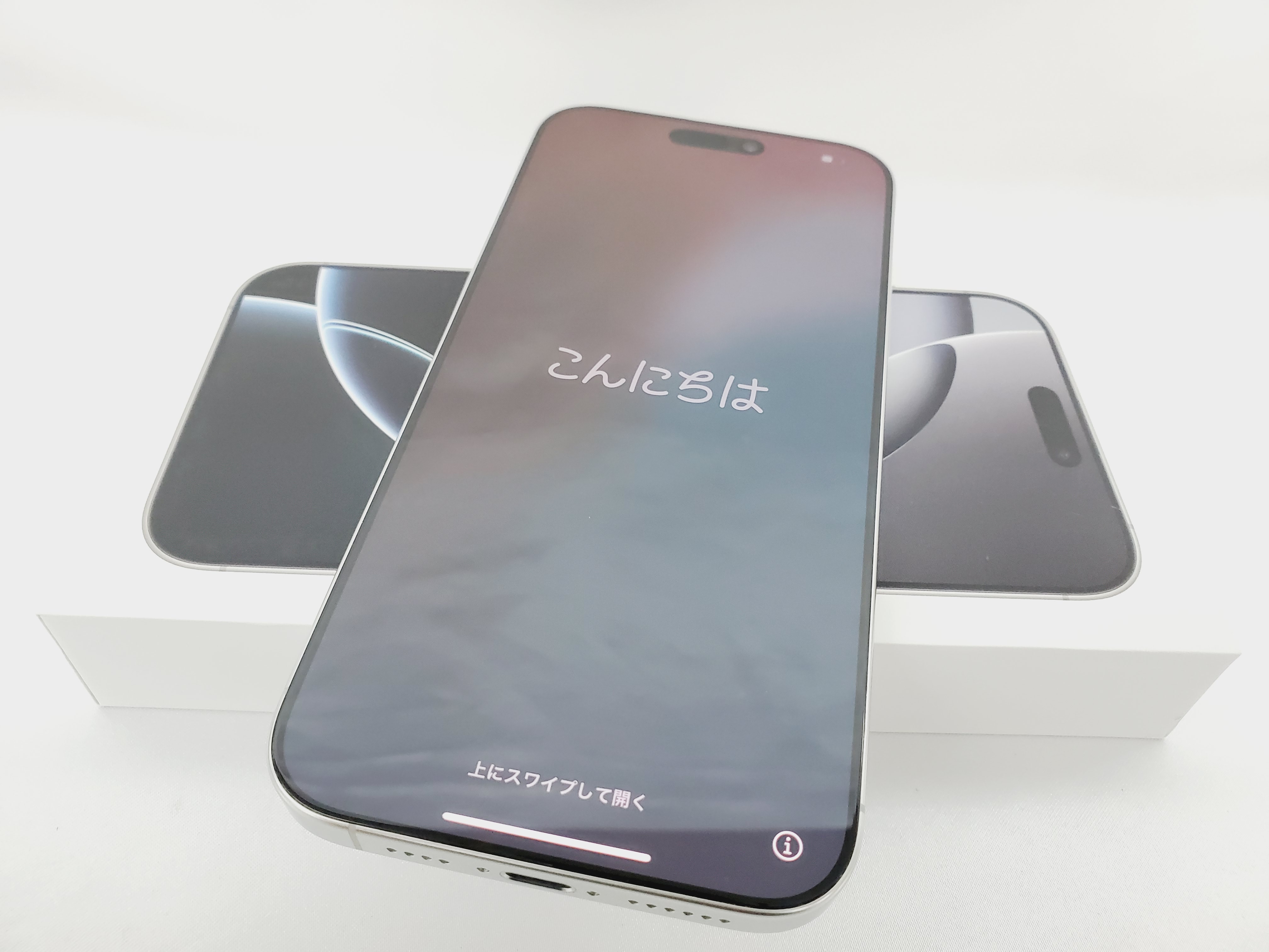 【美品】国内版 SIMフリー スマートフォン Apple iPhone16 Pro Max 256GB MYWH3J/A ホワイトチタニウム 11935485