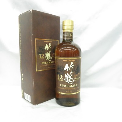 NIKKA ニッカ 竹鶴 12年 ピュアモルト ウイスキー 箱有