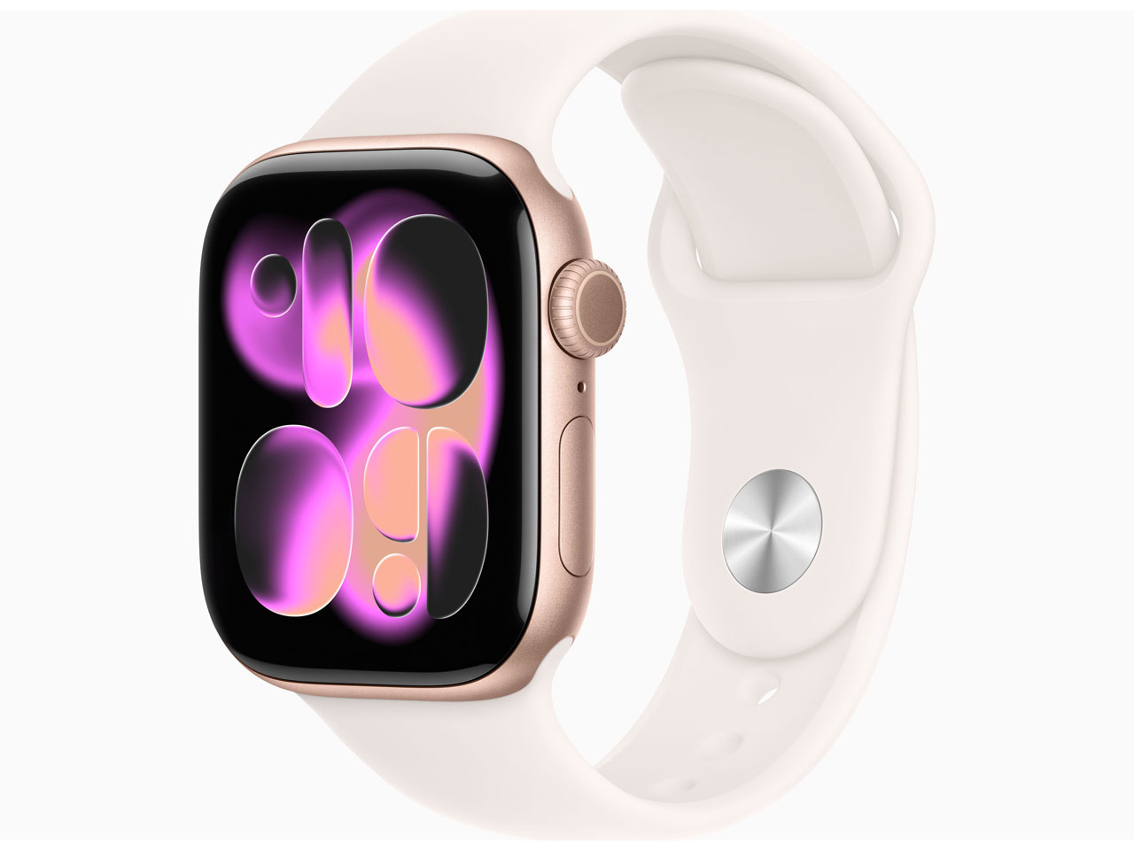 Apple Watch Series 11 GPSモデル 42mm MEU04J/A [ローズゴールド・ライトブラッシュスポーツバンド S/M]