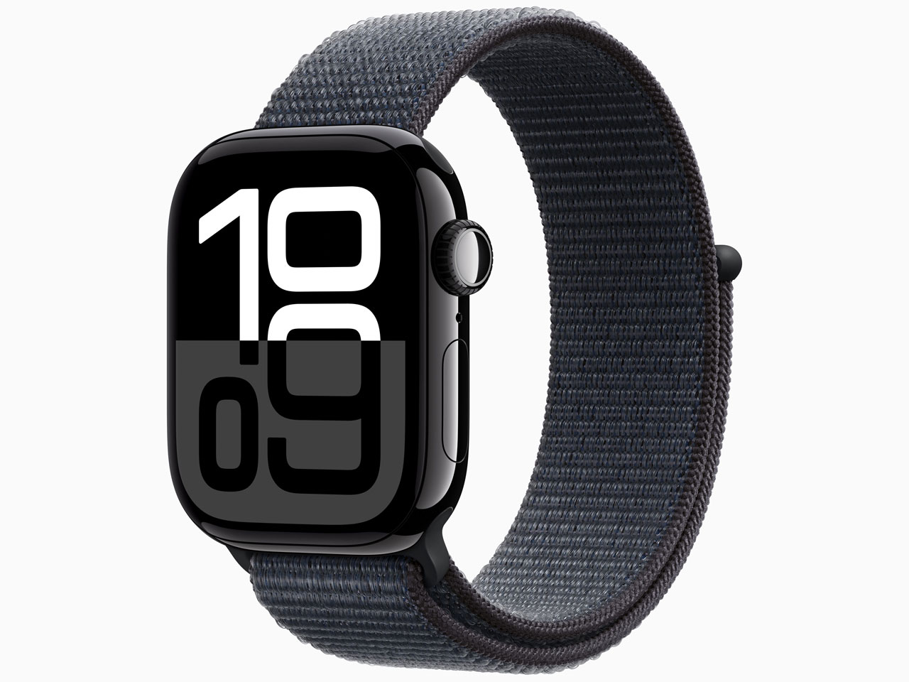 Apple Watch Series 10 GPSモデル 42mm MWWG3J/A [ジェットブラック・インクスポーツループ]