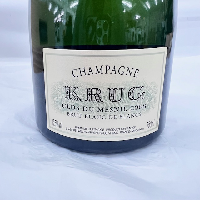 KRUG クリュッグ クロ デュ メニル ブリュット ブラン ド ブラン 2008 750ml 12.5％ 木箱/冊子付 商品詳細ページ | 大黒屋  家電館