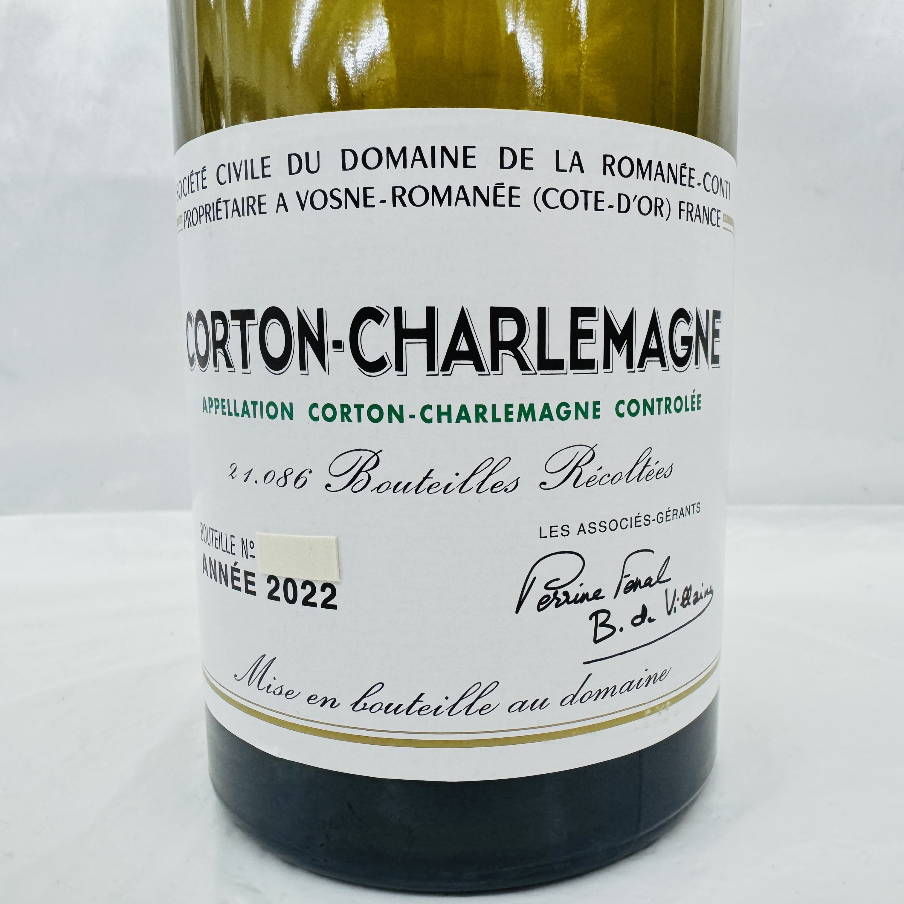 DRC ドメーヌ・ド・ラ・ロマネコンティ コルトン・シャルルマーニュ