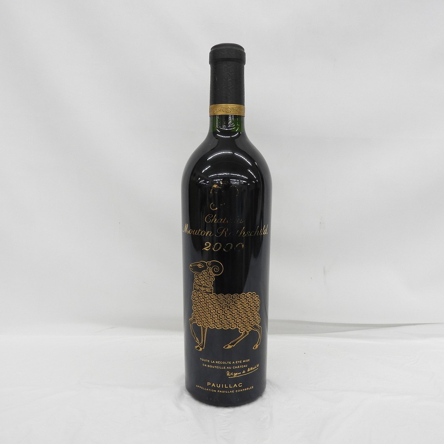 シャトー・ムートン・ロートシルト CH. MOUTON ROTHSCHILD シャトー・ムートン・ロートシルト 2000 750ml 12.5% 赤 ワイン ※ダメージ有  90336248 商品詳細ページ | 大黒屋 家電館