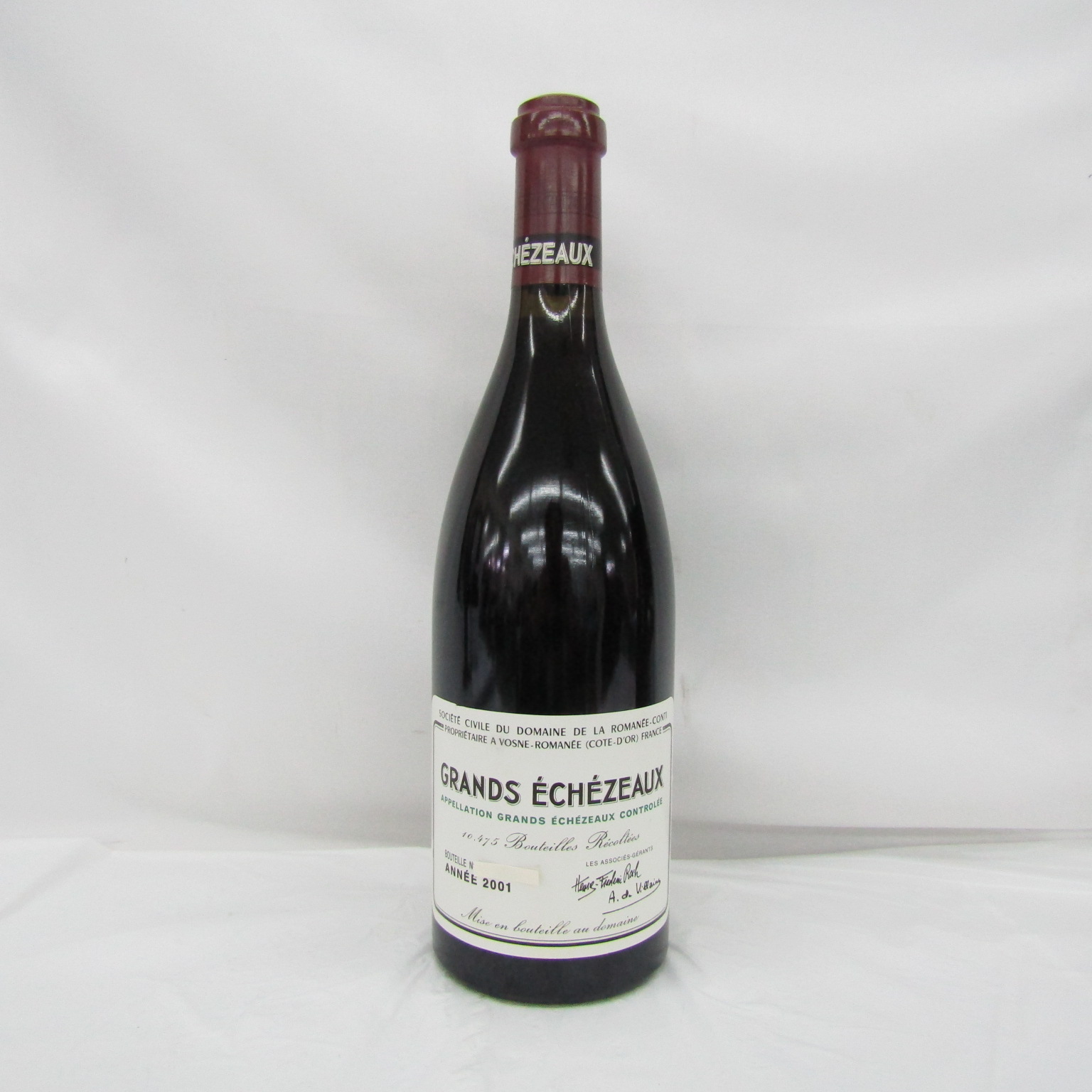DRC ドメーヌ・ド・ラ・ロマネコンティ グラン・エシェゾー 2001 赤 ワイン 750ml 13％ 11992860