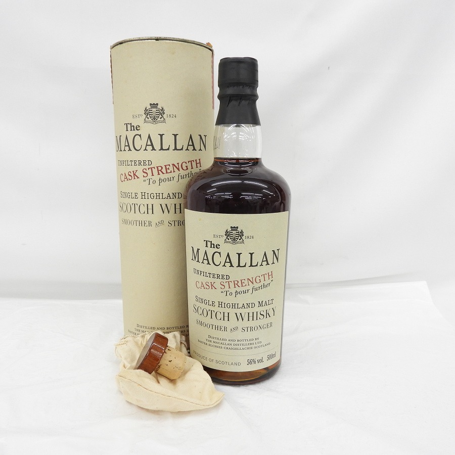 The MACALLAN ザ・マッカラン アンフィルタード カスクストレングス 1981-1999 シェリーバット 500ml 56% ウイスキー  箱/替栓有 11749504 商品詳細ページ | 大黒屋 家電館